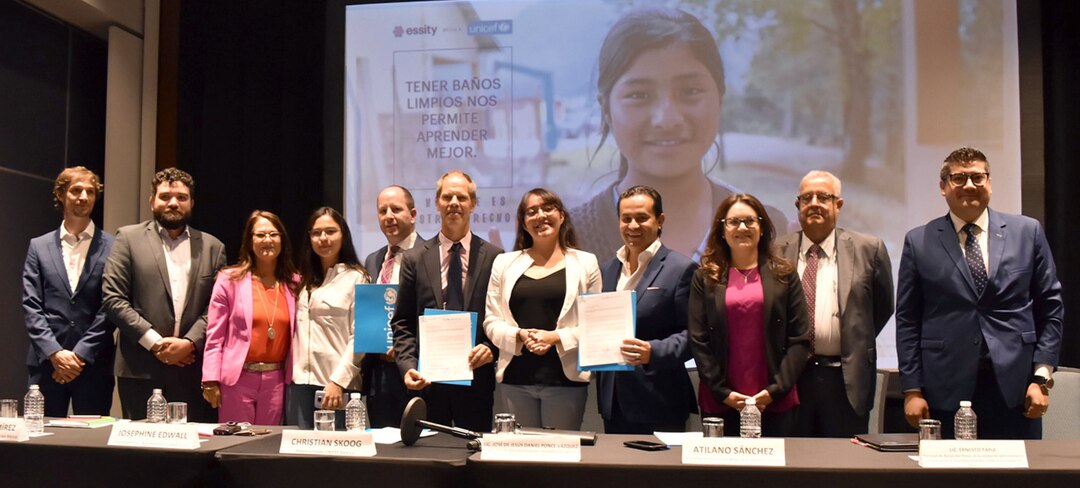 Essity is supporting Unicef in Mexico.