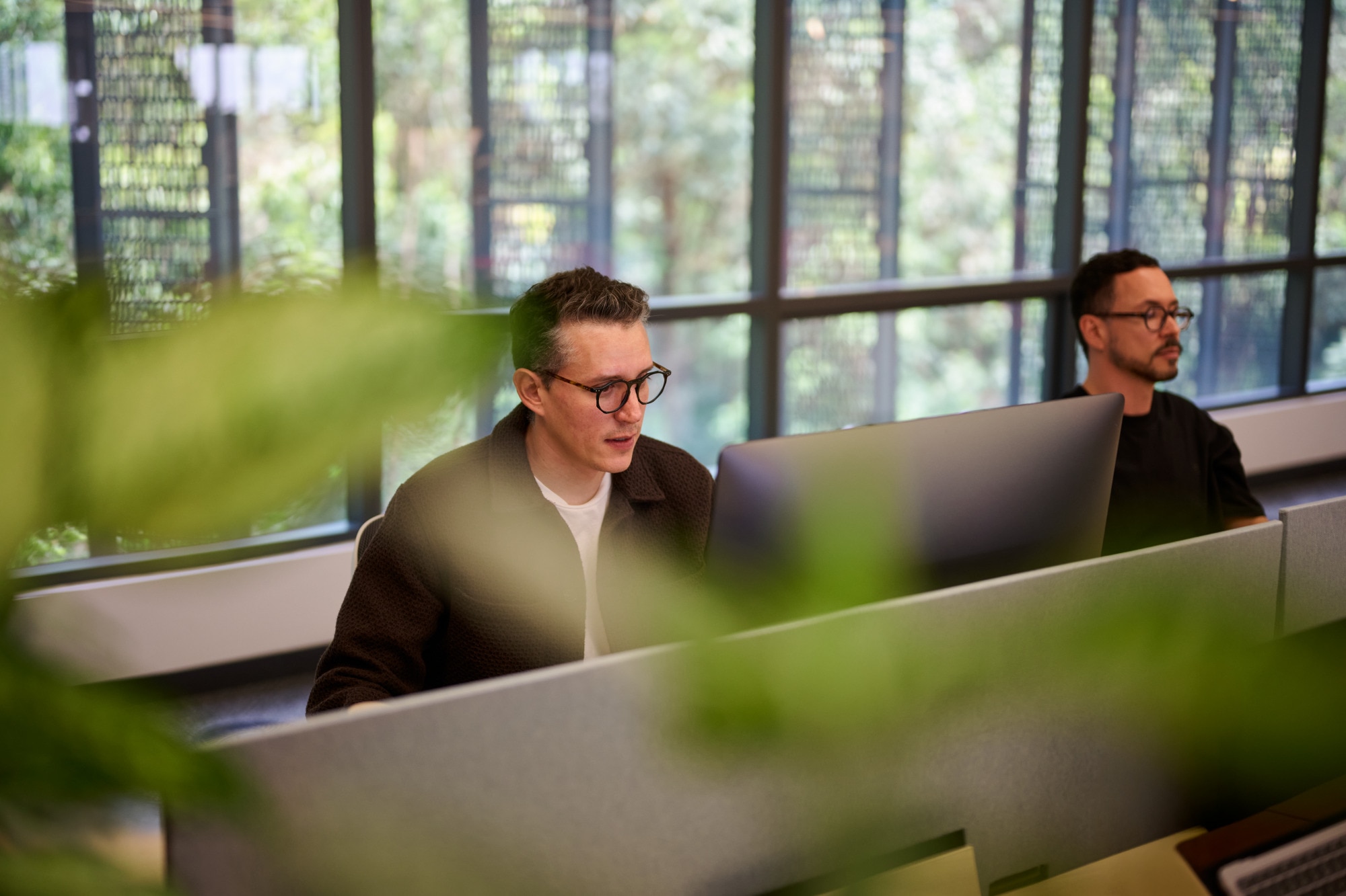 Two Man Office Laptop