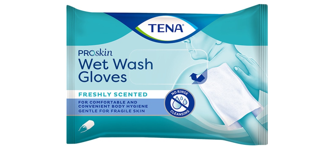Tena Wet Wash Gloves