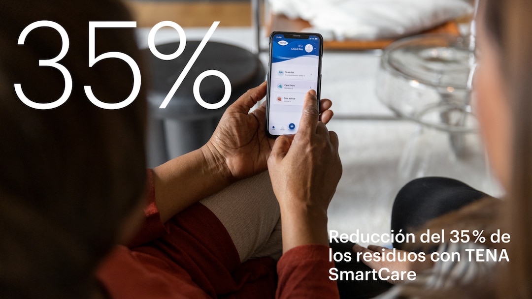 Reducción Del % De Los Residuos Con Tena Smart Care