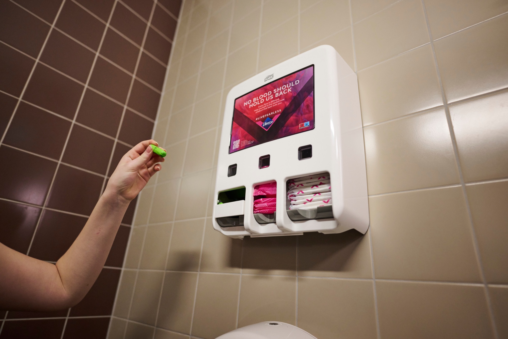 Libresse Towel Dispenser