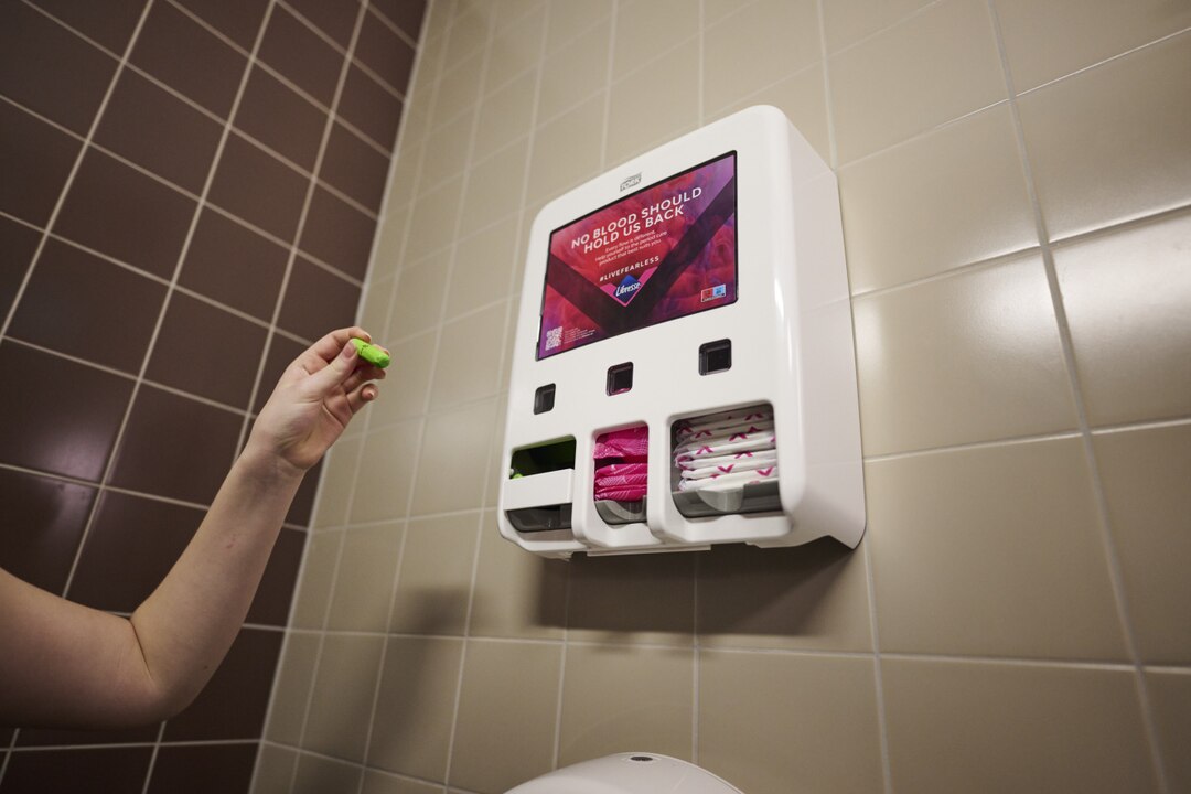Libresse Towel Dispenser