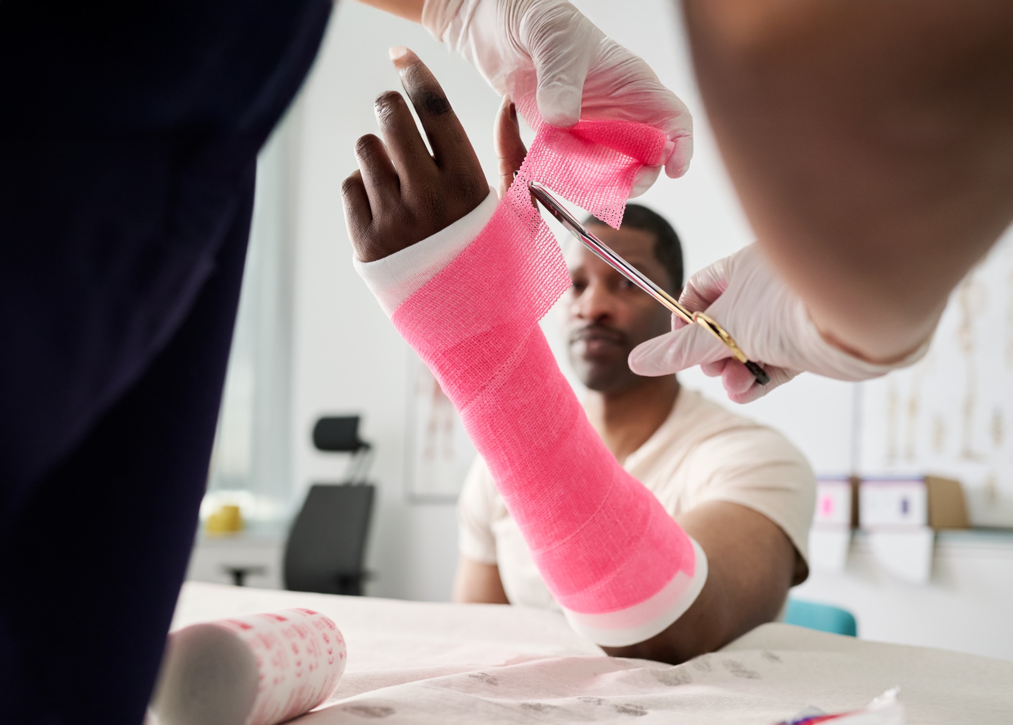 Man Cast Arm