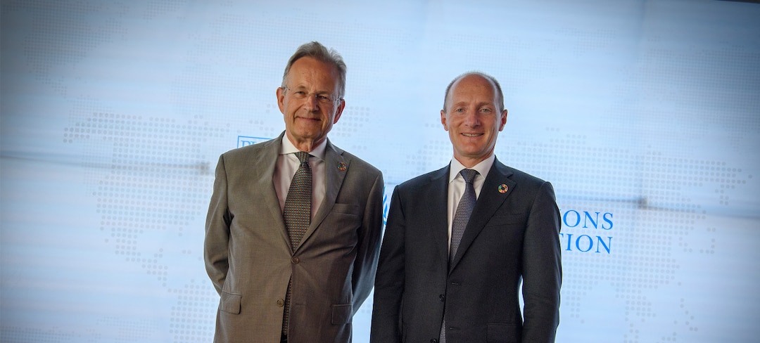 Magnus Groth closed the session together with Michael Møller, the Director-General of the United Nations Office in Geneva