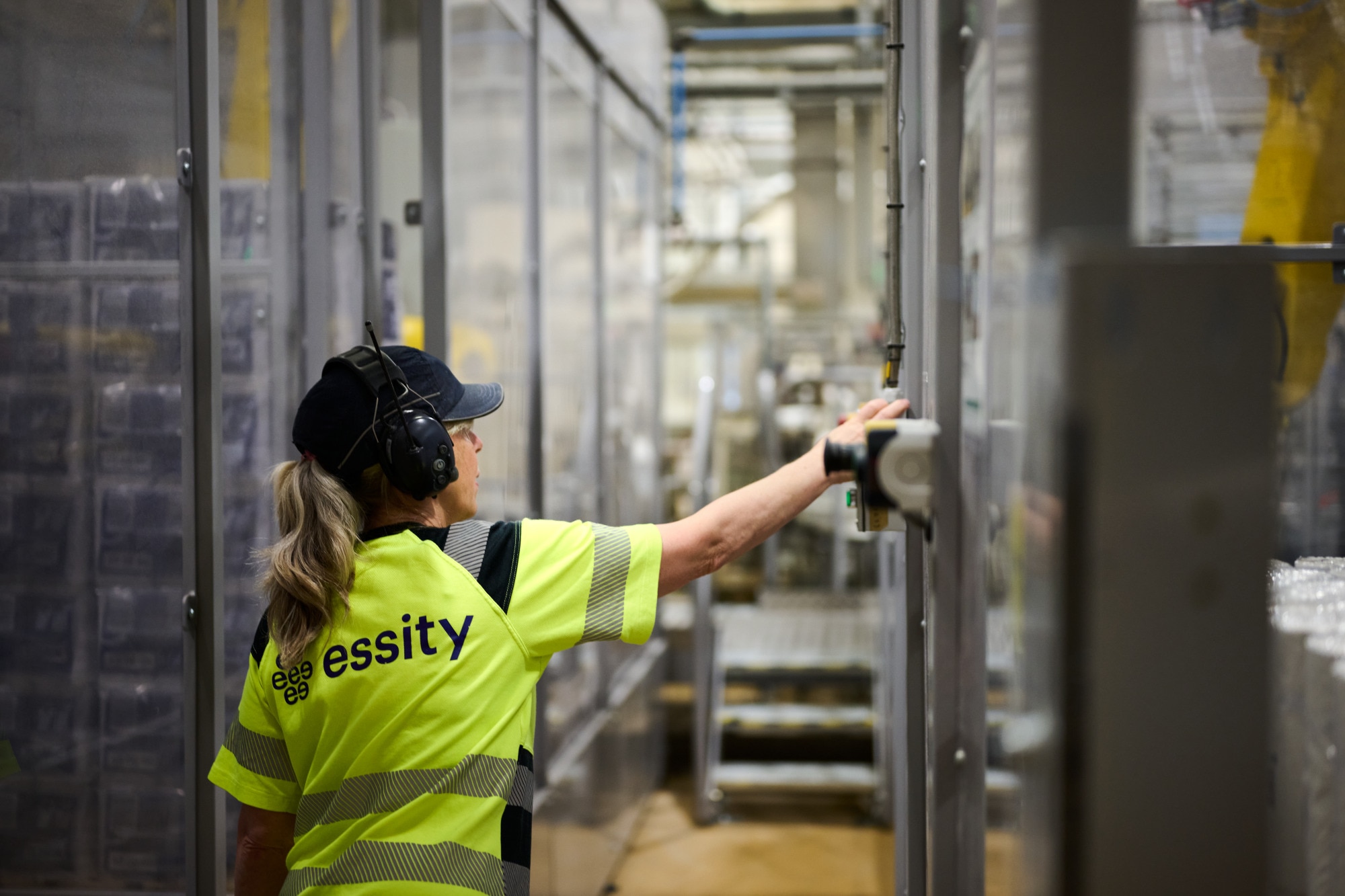 Woman Factory Check Control