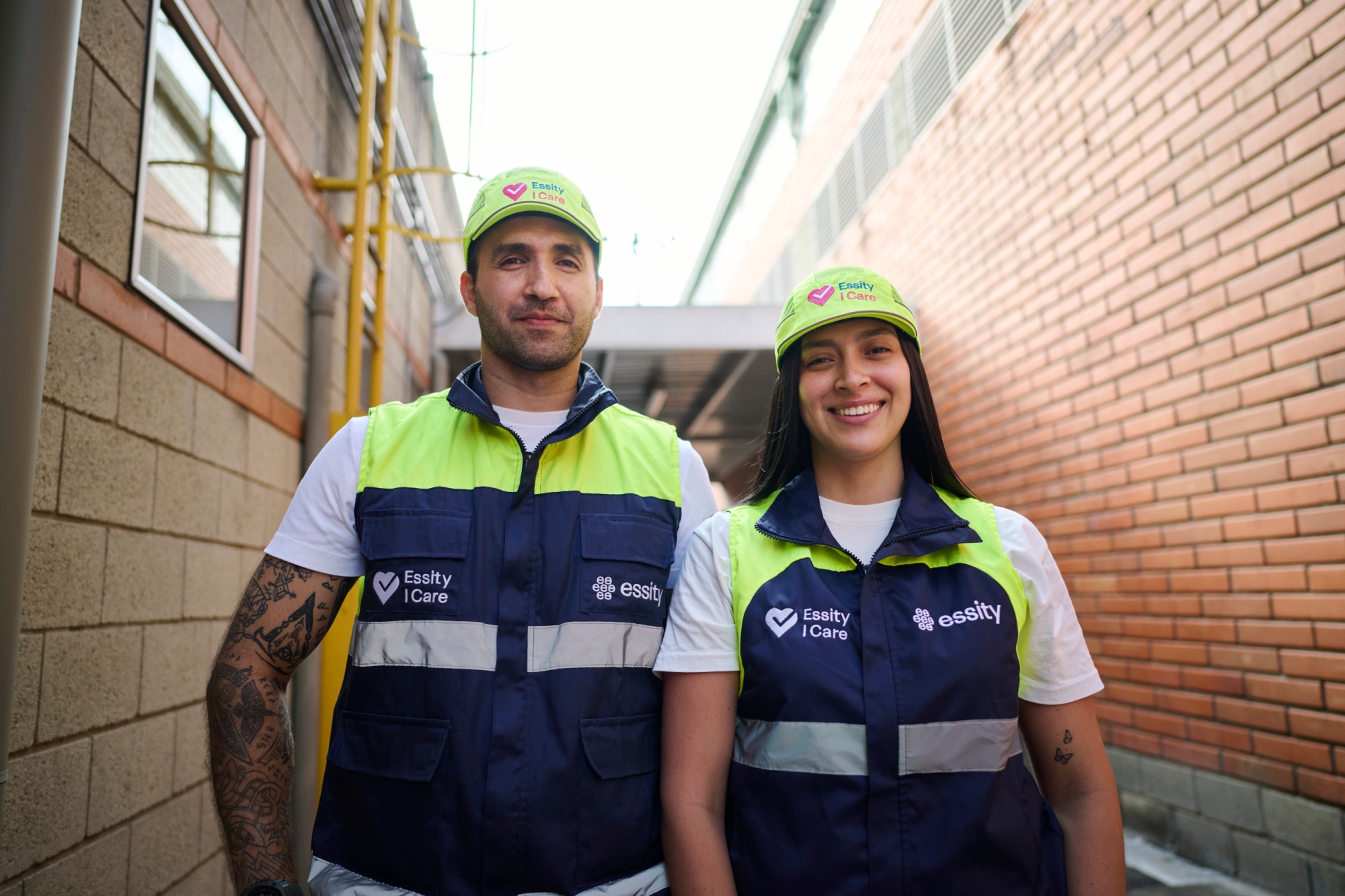 Woman Man Production Uniform