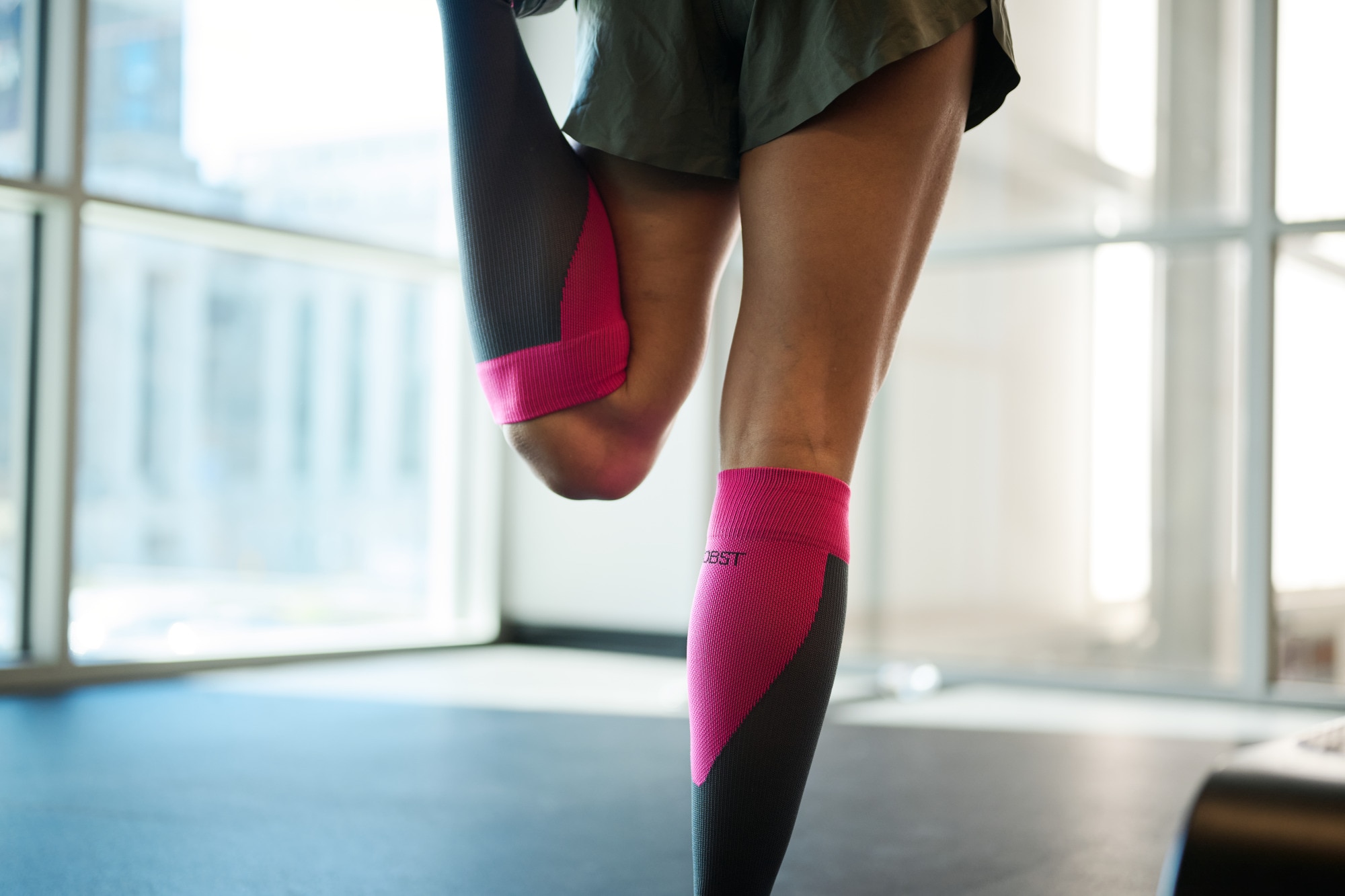 Woman Streching Jobs Socks