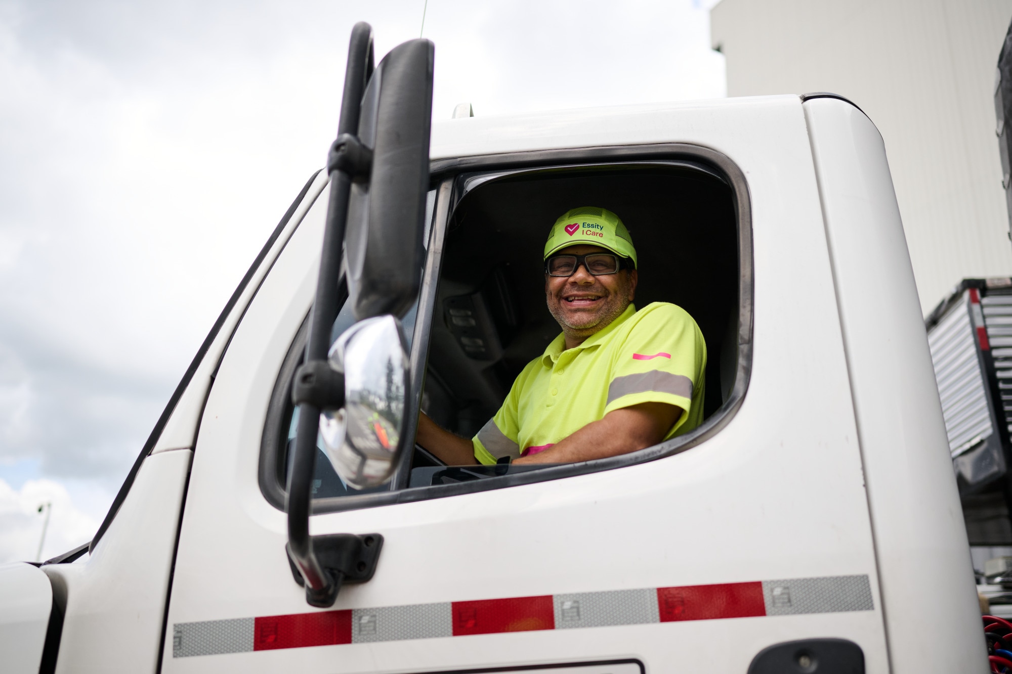 Man Truck Driver Transport