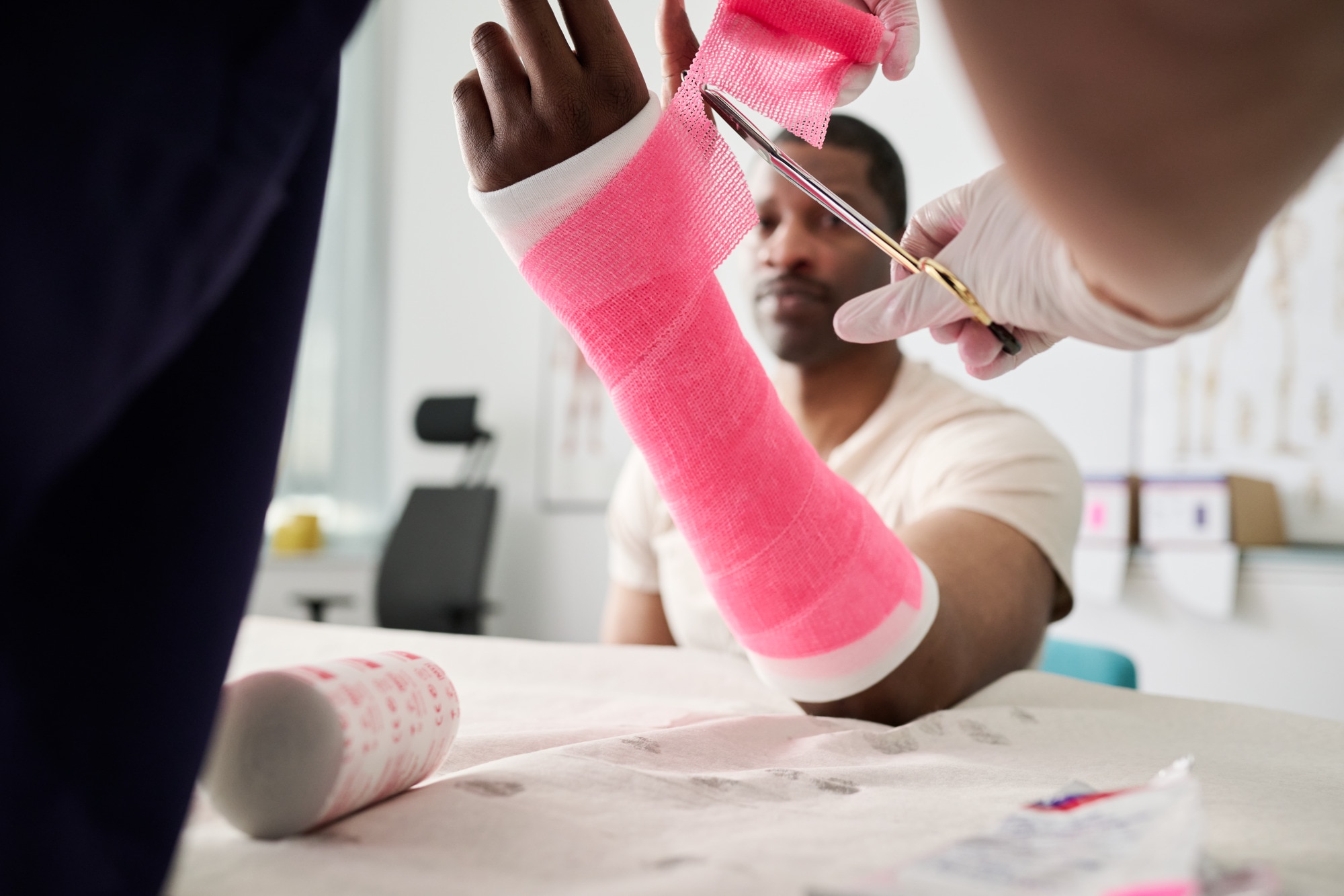 Man Cast Arm