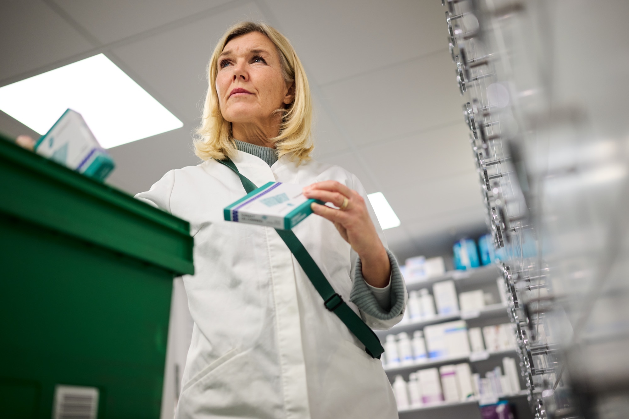 Woman Laboratory Medic Work