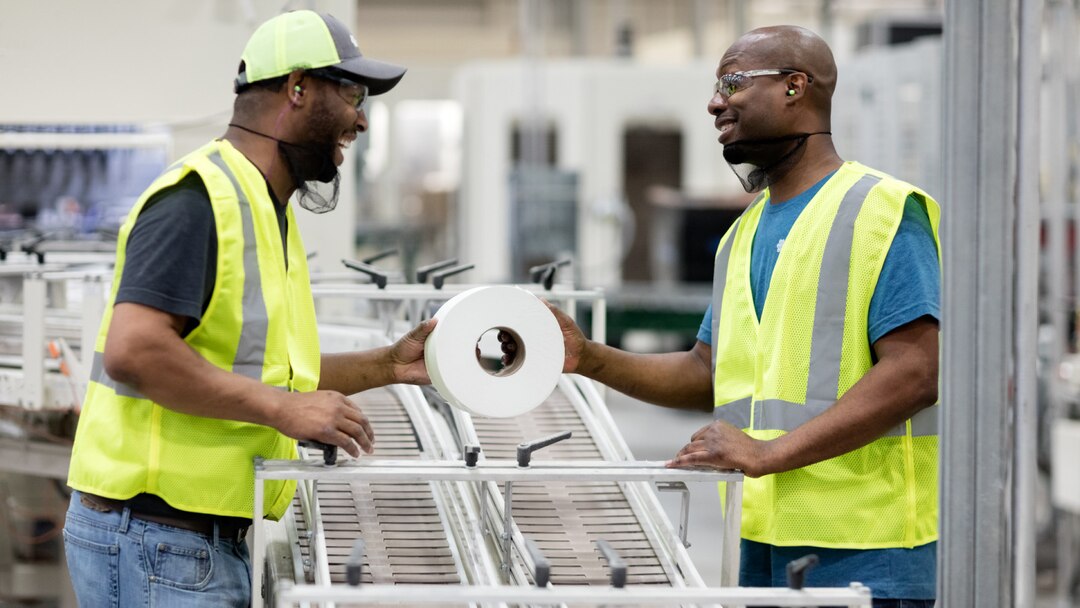 Workers In Barton Mill