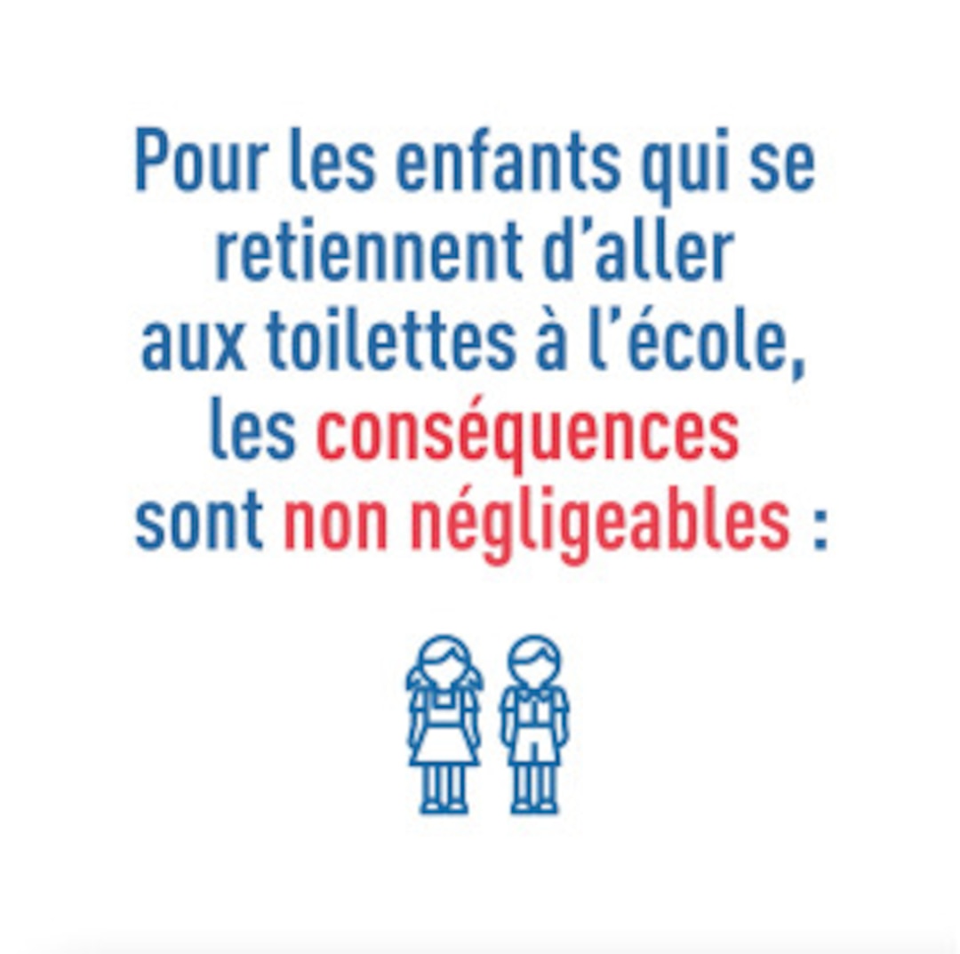 En France, huit enfants sur dix se retiennent d'aller aux WC à l
