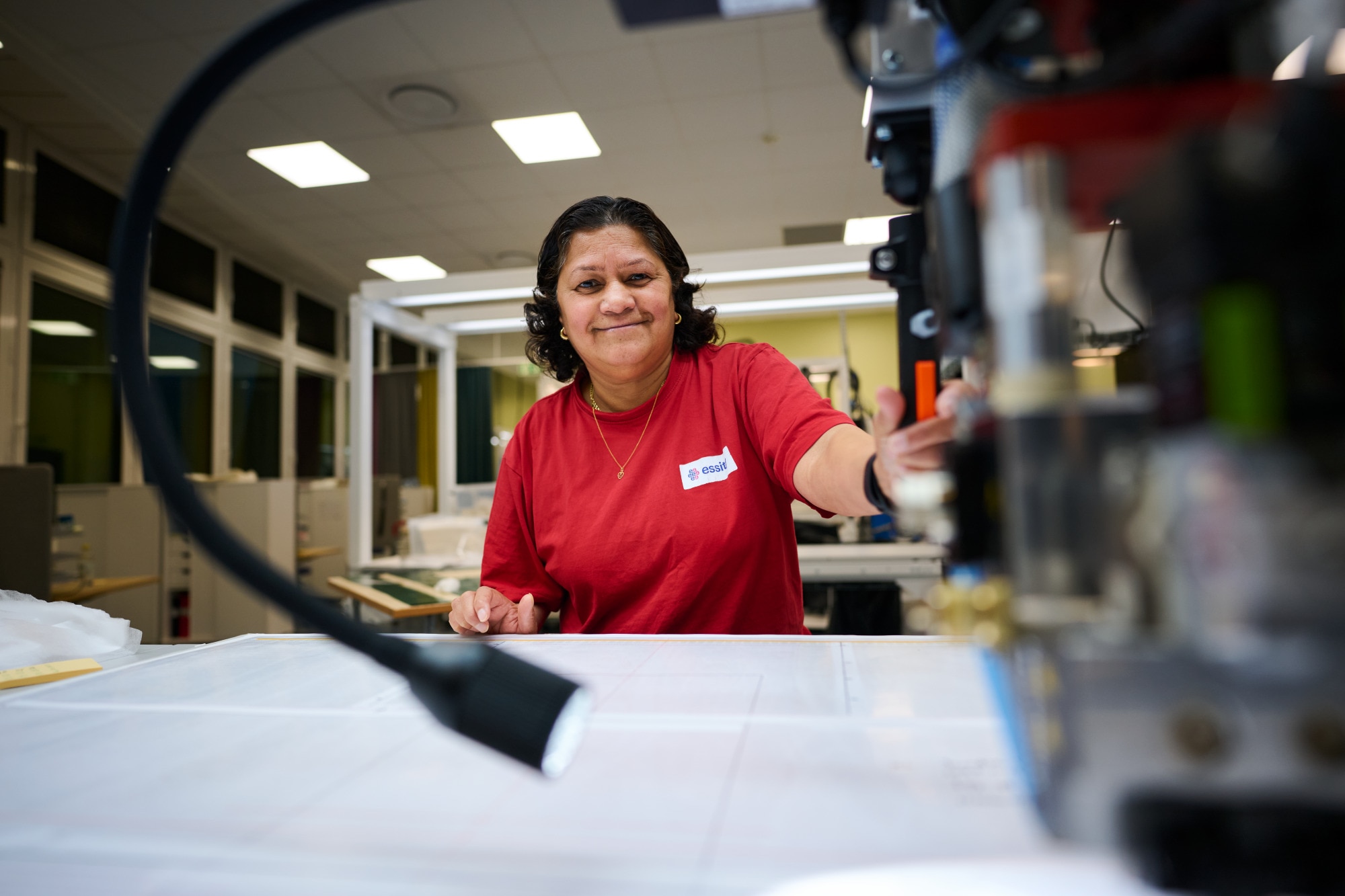 Woman Production Line Work