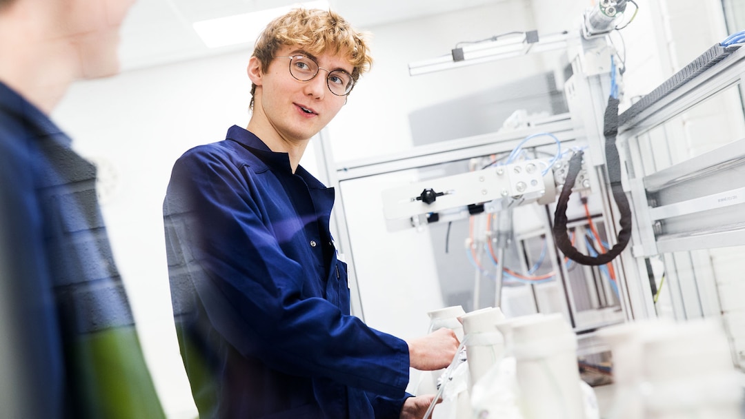 Man Working At Factory