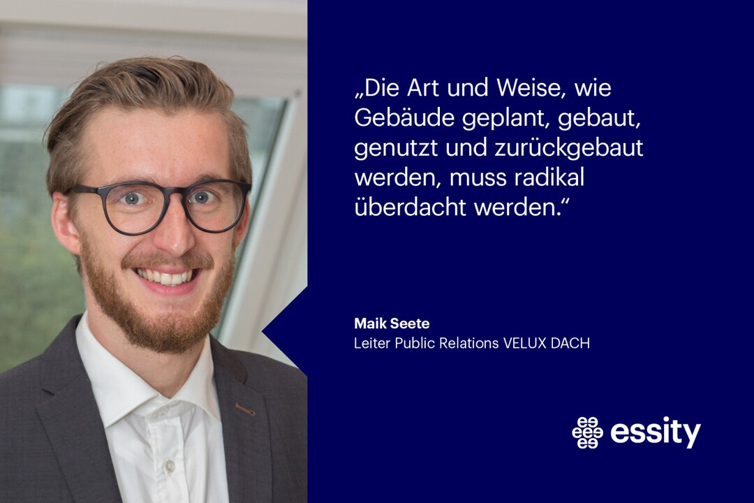 Mai Seete, Leiter Public Relations VELUX DACH