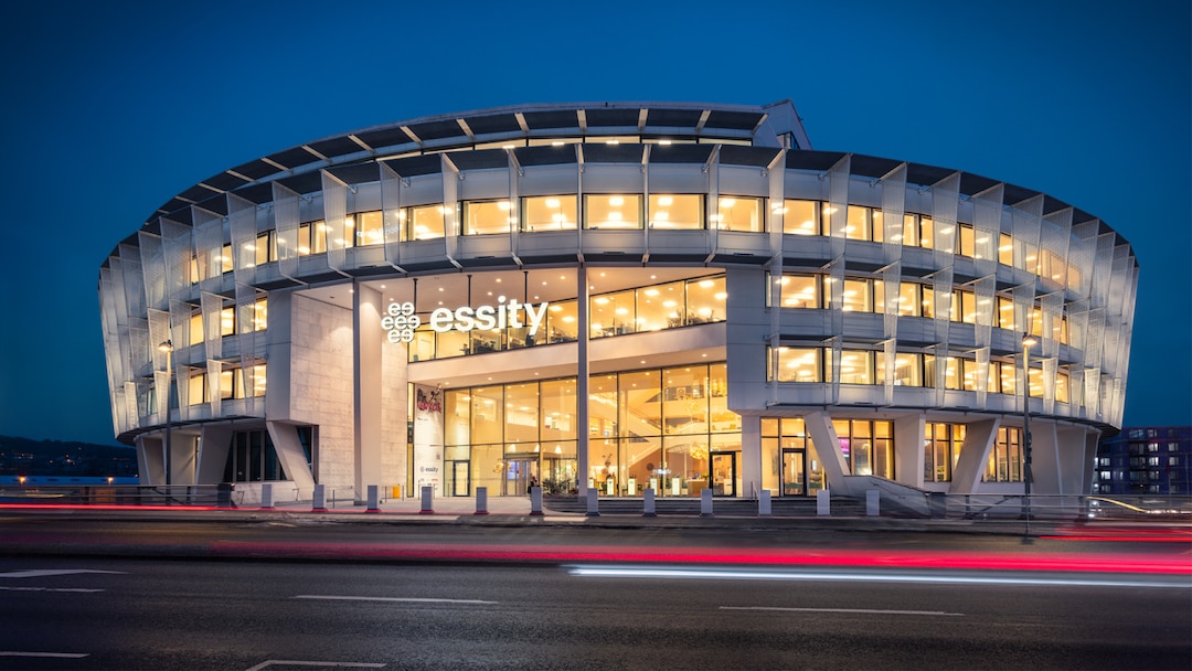 Essity Gothenburg Office Night