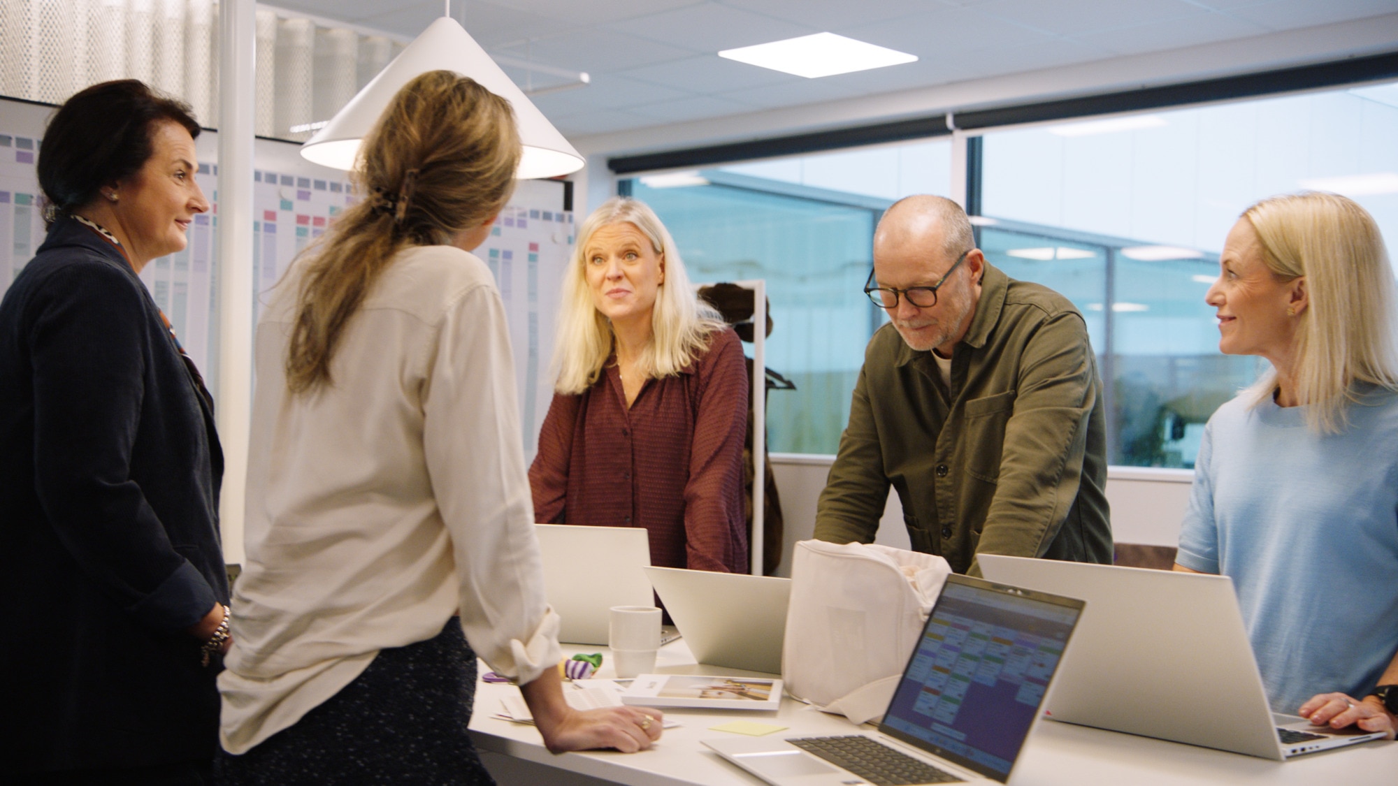 Man Woman Office Collaboration